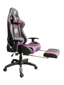 SILLA GAMER RECLINABLE ERGONOMICA MORADA