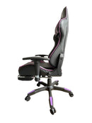 SILLA GAMER RECLINABLE ERGONOMICA MORADA