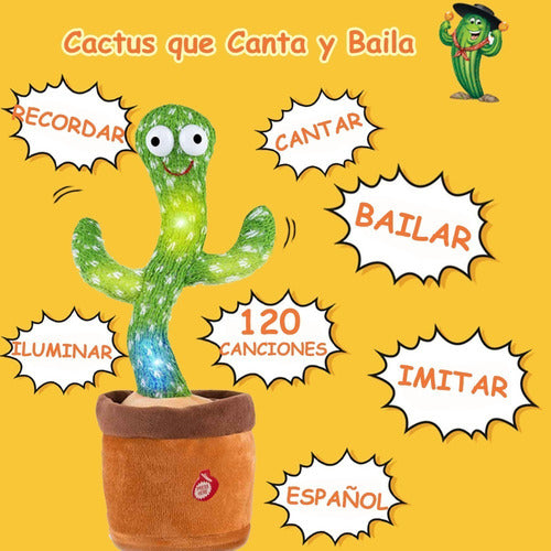 cactus bailarin canta e imita la voz